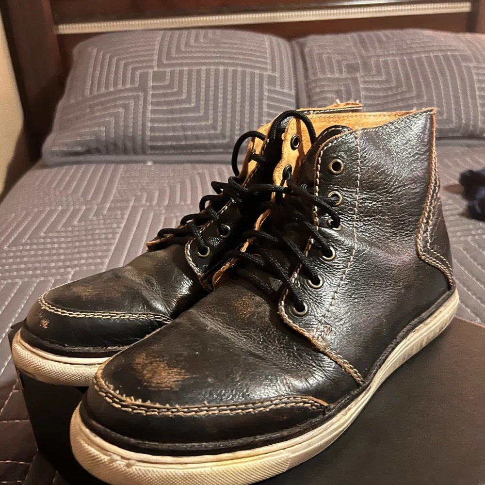 Bed Stu Duke lace up boot Sz 8 - Picture 1 of 5